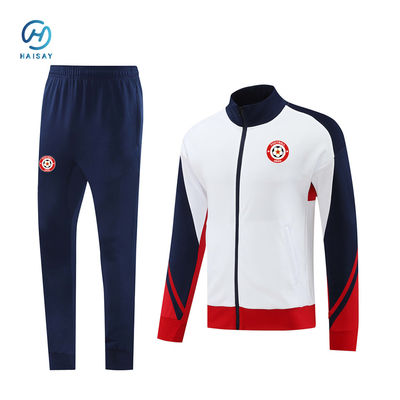 টিম লোগো এবং ১৪৫ গ্রাম ফ্যাব্রিক ওজনের সাথে হালকা ওজনের আর্দ্রতা-বিচ্ছিন্ন ফুটবল জার্সি