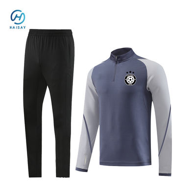 পলিয়েস্টার ফুটবল জার্সি শক্তিশালী seams এবং প্রাণবন্ত দল রং সঙ্গে শিশু আকার