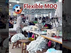 ১০০% পলিয়েস্টার কিট, প্রতিযোগিতামূলক মানের। শ্বাস-প্রশ্বাসের যোগ্য, গন্ধ প্রতিরোধী, মেশিনে ধোয়া যায়।